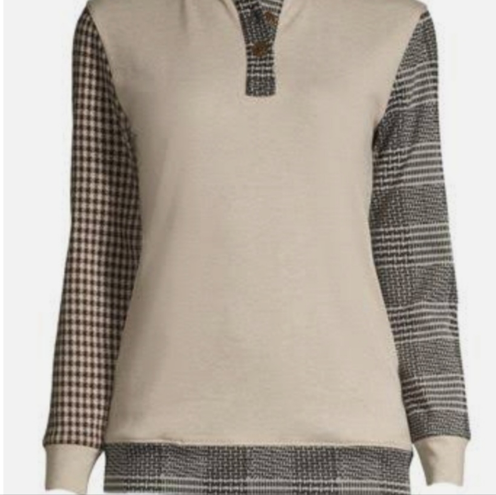 Women's Lands' End Sport Knit sweatshirt. NWOT. XL